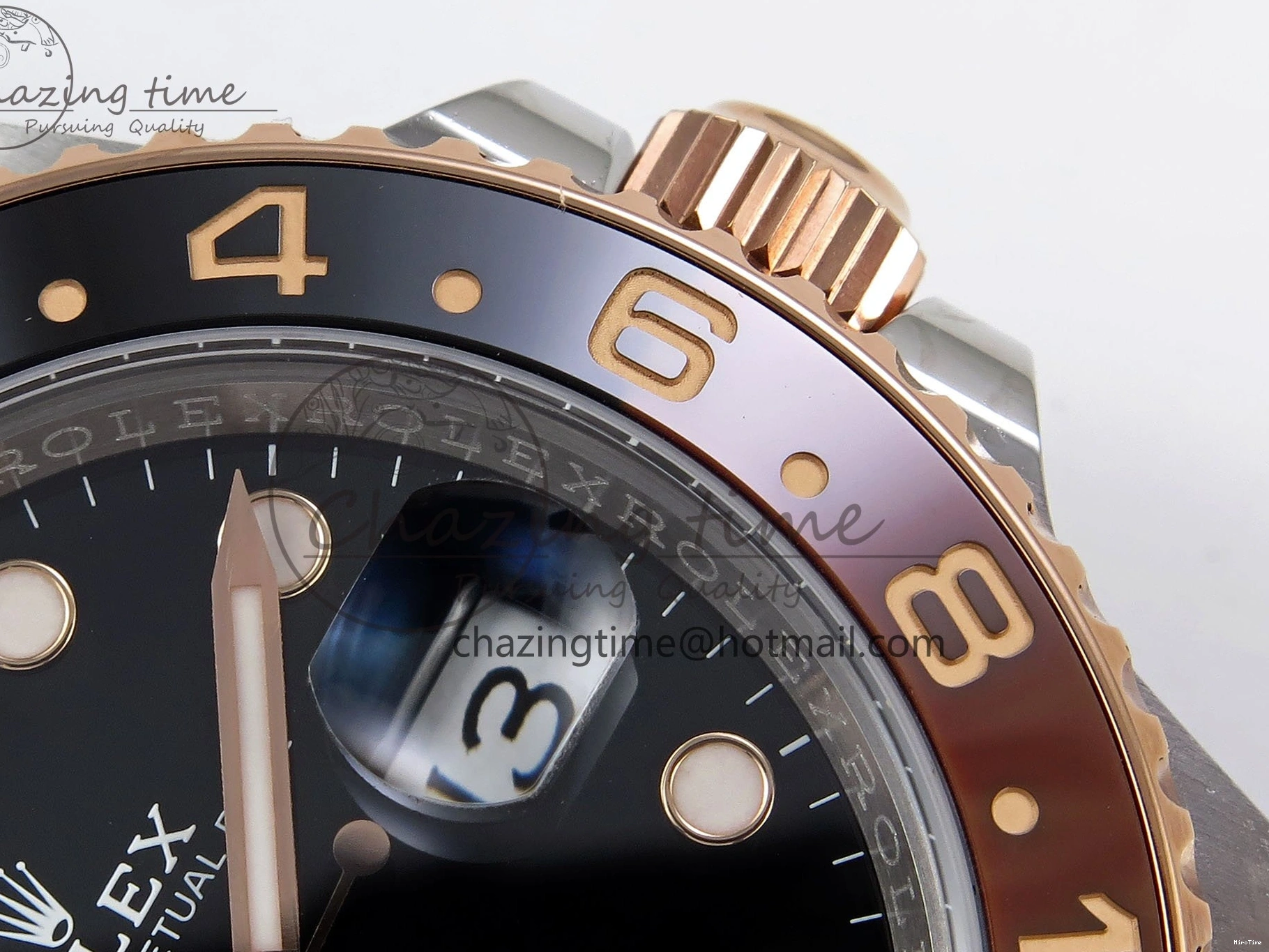 MiroTime 0206 GMT-Master II 126711 CHNR ARF 1:1 Best Edition Black Dial on RG SS Bracelet VR3285 CHS WeatherProof 1661